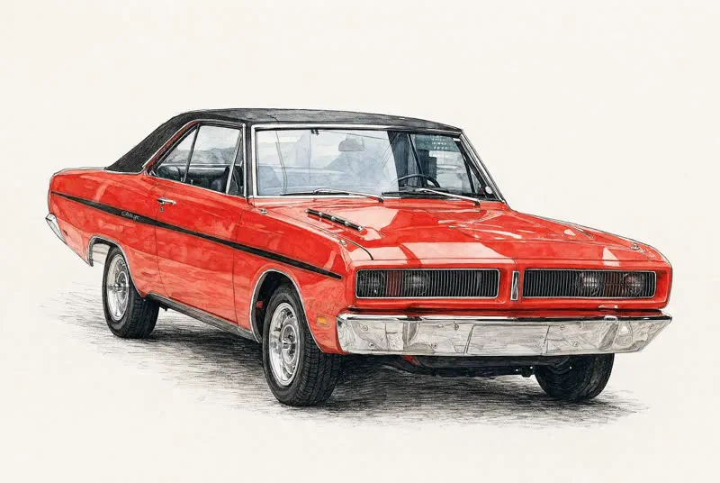 Dodge Charger no acabamento Leve — Colorido