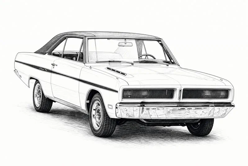 Dodge Charger no acabamento Leve — Preto